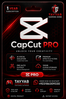 CapCut Pro - 1 & 6 Months | Personal Account